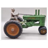 Arcade Cast Iron John Deere "A" Tractor w/Driver