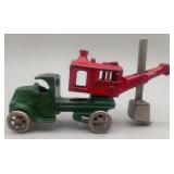 Hubley ? Cast Iron Mack Steam Shovel Toy Truck