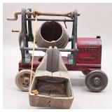 Kenton Toys Cast Iron Jaeger Cement Mixer Toy