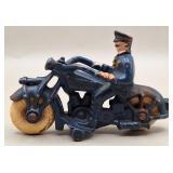 Hubley Cast Iron "Champion" Police Motorcycle