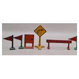 Arcade Cast Iron Road Signs & Road Flags