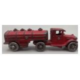 A.C. Williams ? Cast Iron "Motor Oil" Tanker Toy