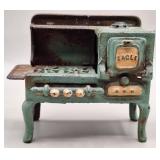 Hubley Cast Iron "Eagle" Toy Cookstove