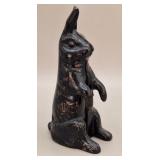 Hubley ? Cast Iron "Moon Gazing" Rabbit Still Bank