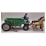 Arcade Cast Iron Horse-Drawn Contractors Wagon