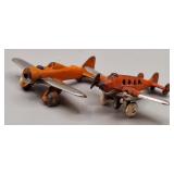 Hubley Cast Iron Toy Airplanes