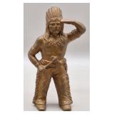 Hubley  Cast Iron "Native American" Still Bank