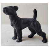 Cast Iron Wire Hair Fox Terrier Dog Figure