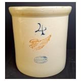 4-Gallon Red Wing Stoneware Crock
