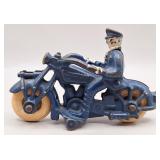 Hubley Cast Iron "Champion" Police Motorcycle