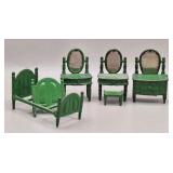 Cast Iron Dollhouse Bedroom Furniture