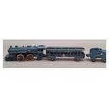 Kilgore ? Cast Iron Miniature Toy Floor Train