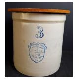 UHL Pottery Co. 3-Gallon Stoneware Crock