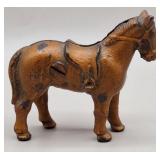 A.C. Williams Cast Iron Saddle Horse Still Bank