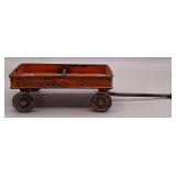 Kilgore ? "Express Flyer" Cast Iron Toy Wagon