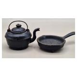 Cast Iron "Campus Martius Museum" Skillet & Kettle