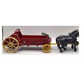 Vindex Cast Iron John Deere Horse-Drawn Manure