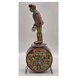 Kiddies Metal Toys "Happy The Clown" Tin Wind-Up