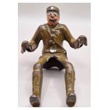 Hubley ? Cast Iron Police Officer Motorcycle Rider