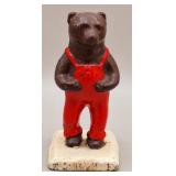 International Harvester Cast Iron Bear Paperweight