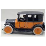 Arcade Cast Iron Yellow Cab Sedan Taxicab Toy Car