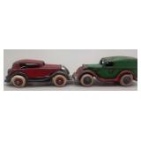 Cast Iron Panel Van & Cast Iron Sedan