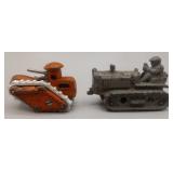 Hubley Cast Iron Crawler Toy Tractor, Kilgore