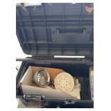 Tool box with plumbing items