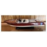 Wooden model Riva Aquarama speedboat