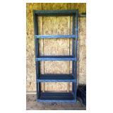 Plastic shelving unit