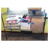Wire shelving unit