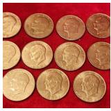 11- 1972 Eisenhower Dollars