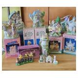 Easter Village Houses & Figurines
