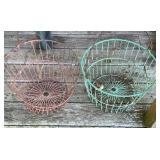 Metal egg baskets