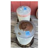 Metal chicken waterer