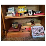 Vintage games and books