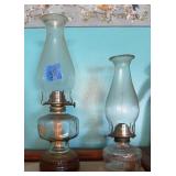 Pair oil lamps