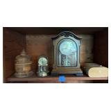 Mantle clocks and decor