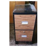 Two Drawer Metal File Cabinet