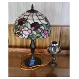 2 Tiffany style lamps