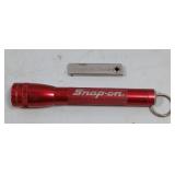 Snap-on Knife and Flashlight