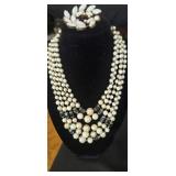 Navy Blue and White Jewelry
