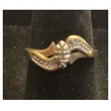 10K yellow gold ring