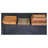 3 Vintage Jewelry Boxes.