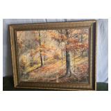 Original Oil Painting, Autumn Landscape