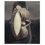 Southwestern Sterling with Mother of Pearl Ring