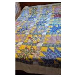 Vintage String Star Patchwork Quilt