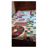 Vintage Multi-Pattern Patchwork Quilt