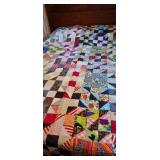Vintage Handmade Patchwork Quilt