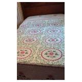Vintage Embroidered Quilt